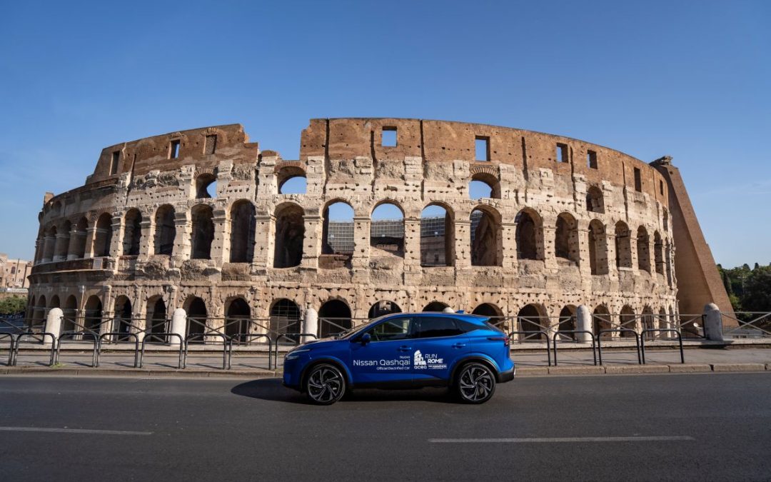 Nissan Qashqai pronto a correre l’Acea Run Rome The Marathon