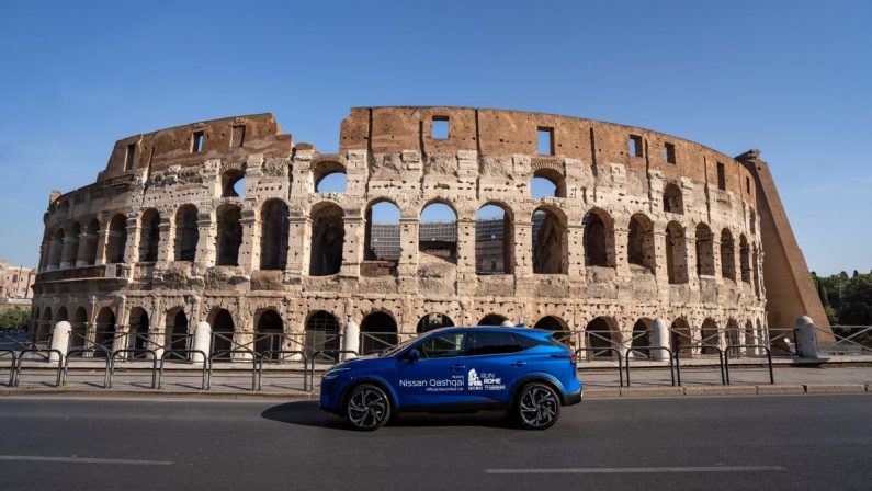 Nissan Qashqai pronto a correre l’Acea Run Rome The Marathon