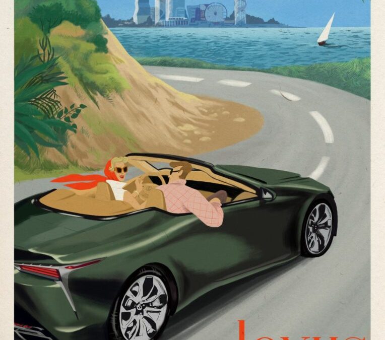 Lexus LC Convertible vince il Premio come Miglior Poster di Viaggio