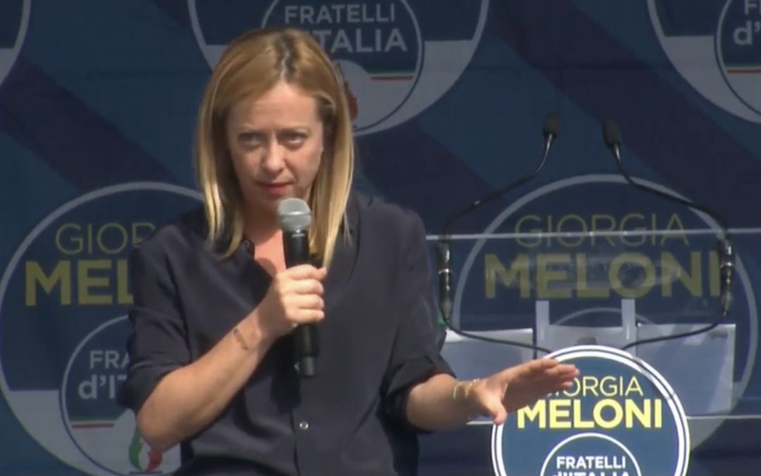 Centrodestra, Meloni “Partiti diversi. Ognuno ha proprio leader”