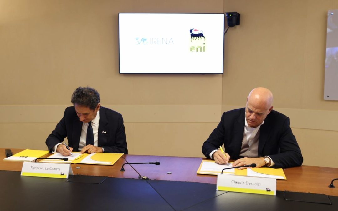 Transizione energetica, accordo tra ENI e Agenzia Energie Rinnovabili