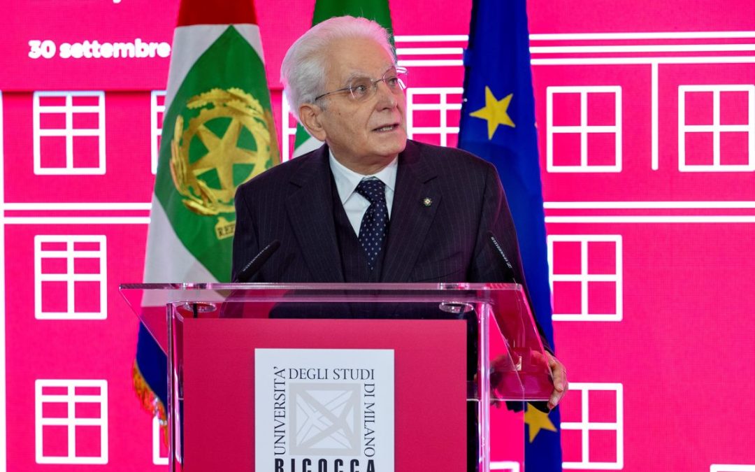 Mattarella “Questo è il momento di modernizzare il Paese”