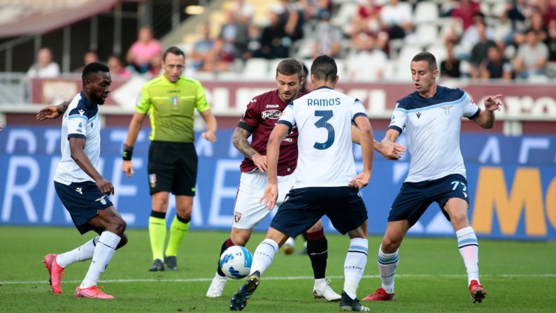 Immobile su rigore risponde a Pjaca, Torino-Lazio 1-1