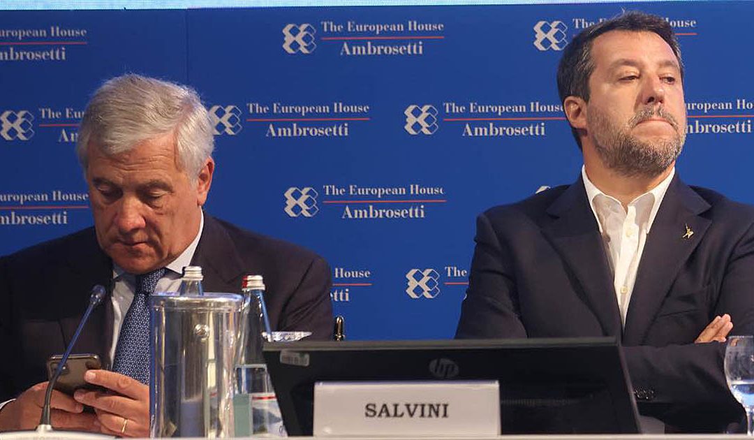 I ministri Tajani e Salvini