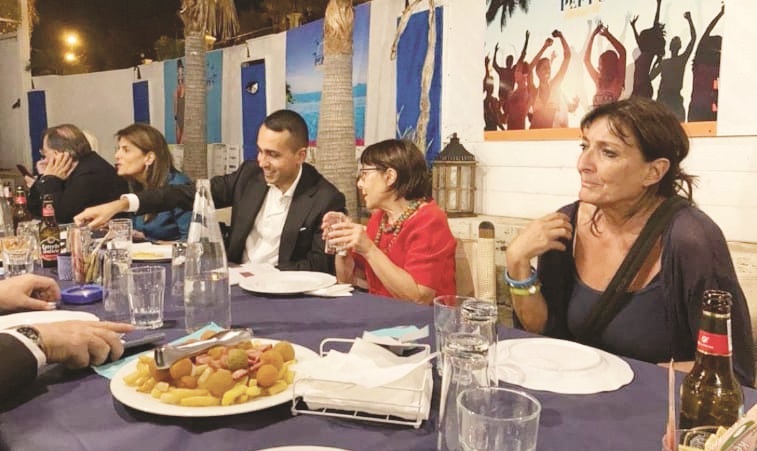 Luigi Di Maio a Reggio Calabria a cena con Amalia Bruni