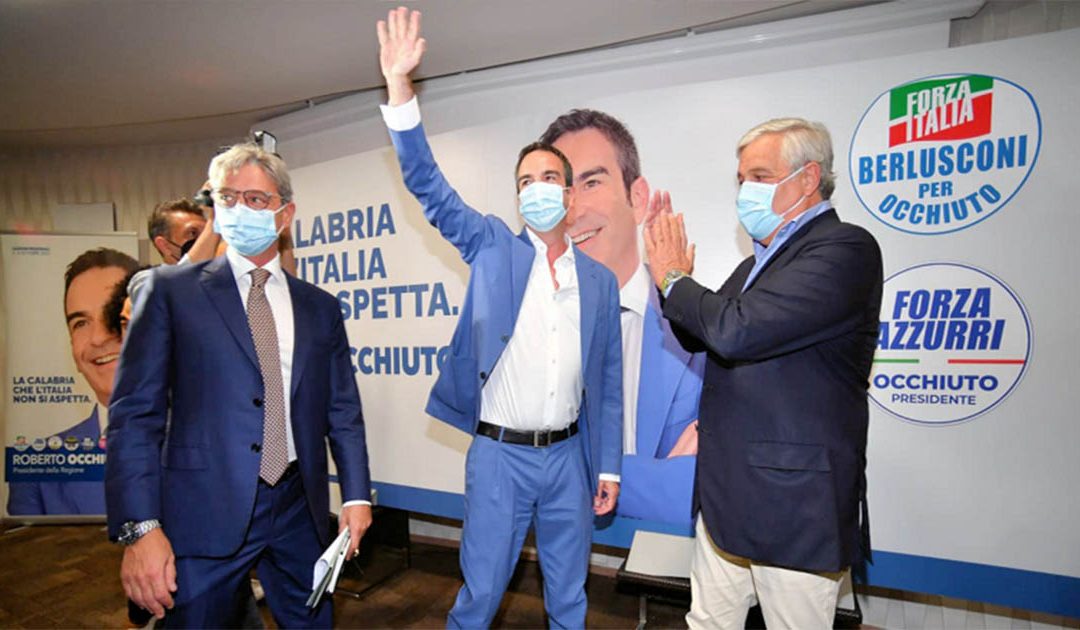 Giuseppe Mangialavori, Roberto Occhiuto e Antonio Tajani