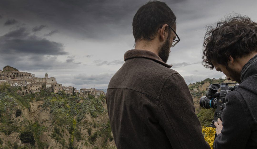 Un momento delle riprese in Basilicata