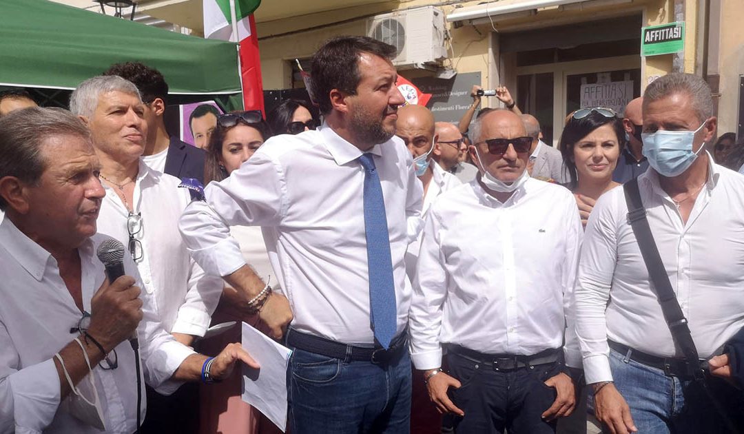 Matteo Salvini a Rosarno