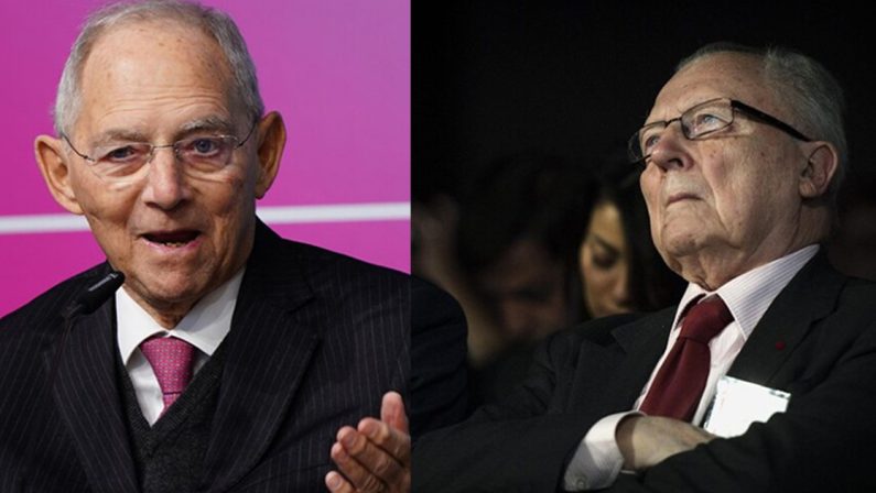 Addio a Delors e Schäuble: l'Europa perde due giganti