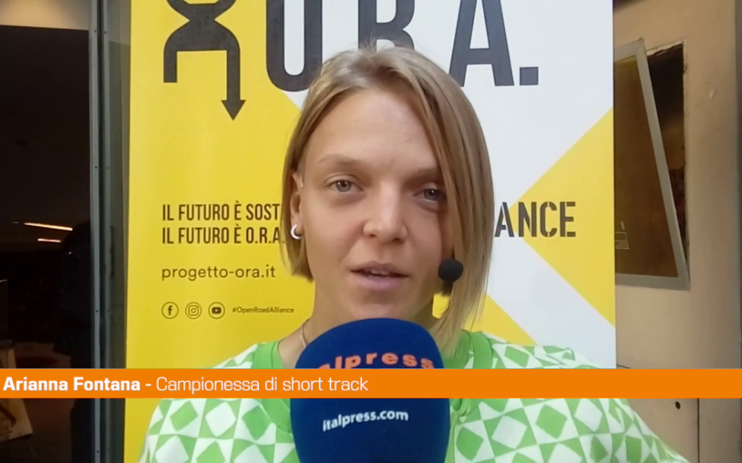 Arianna Fontana: “Giovani hanno idee giuste sulla sostenibilità”