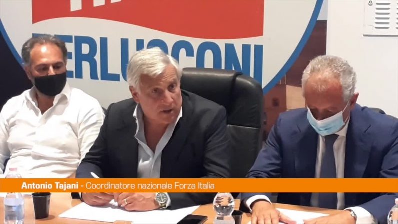Amministrative, Tajani: “A Napoli vogliamo vincere, FI determinante”