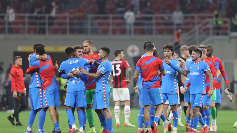Beffa Milan a San Siro, Atl.Madrid vince su rigore al 97′
