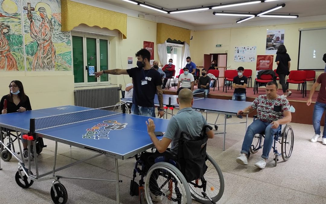 Il torneo di tennistavolo inclusivo promosso dall'Aism