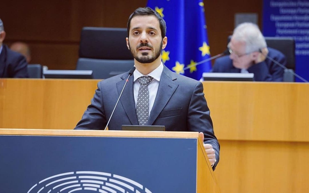 L'europarlamentare di Fratelli d'Italia Vincenzo Sofo