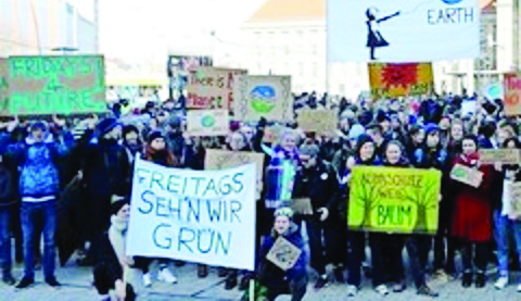 La protesta degli studenti ad Altamura