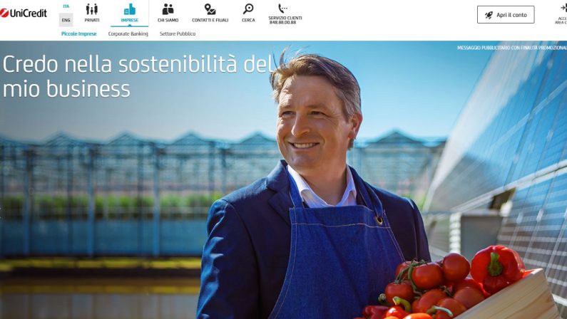Agroalimentare, UniCredit e SACE lanciano il “Bond Food Mezzogiorno”