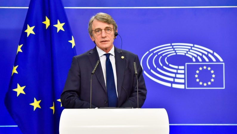 Ue, Sassoli “Serve un approccio inclusivo per attuare il Green Deal”
