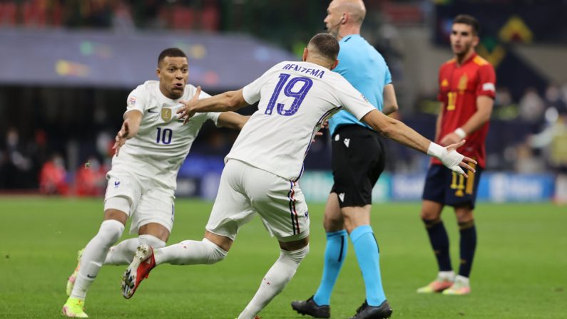 Benzema e Mbappè rimontano la Spagna, Francia campione