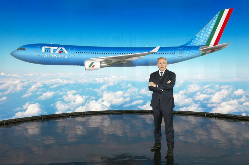 Nasce ITA Airways, livrea azzurra per la nuova compagnia di bandiera
