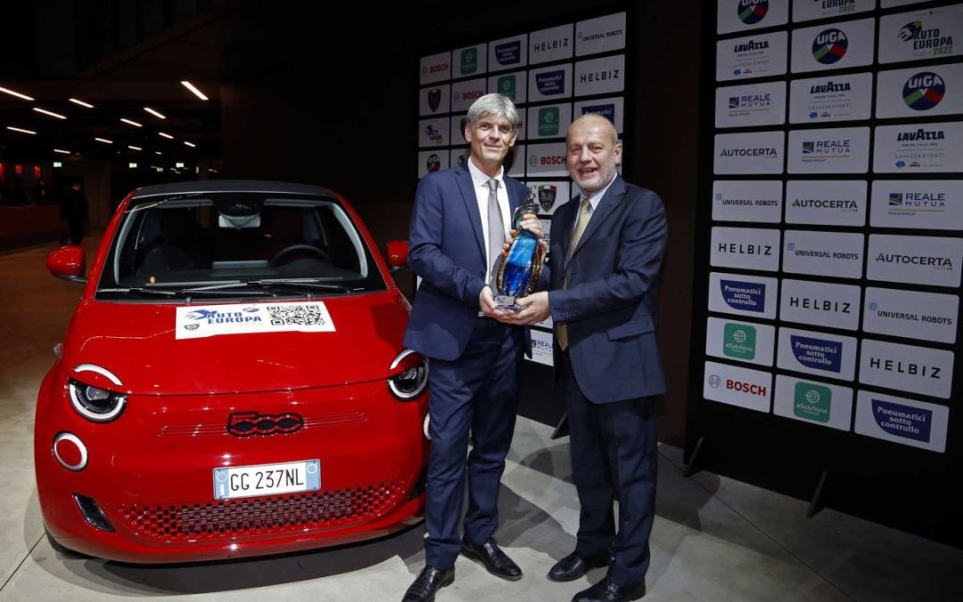 La Fiat 500 Elettrica è “l’Auto Europa 2022” dell’Uiga