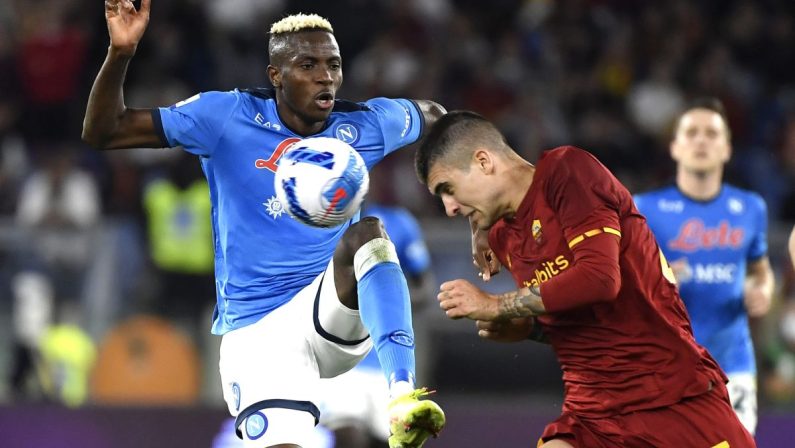 Roma-Napoli 0-0, primo pari per gli azzurri dopo 8 vittorie
