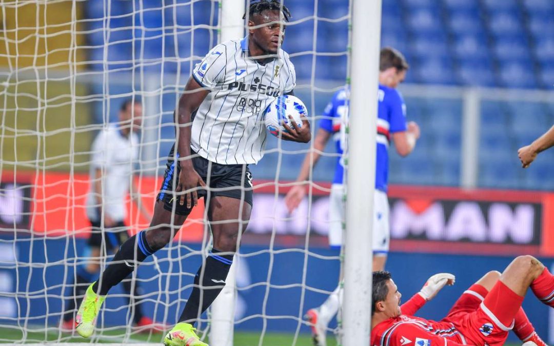 Atalanta corsara a Genova, Sampdoria battuta 3-1