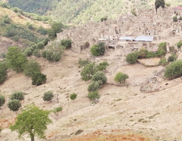 La zona interessata dall'alluvione