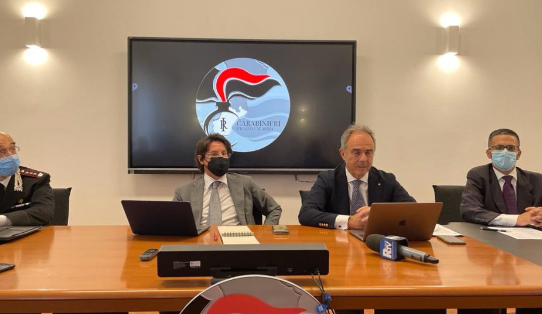 La conferenza stampa a Reggio Calabria col procuratore Bombardieri