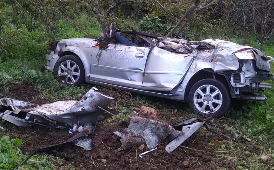 L'auto coinvolta nell'incidente