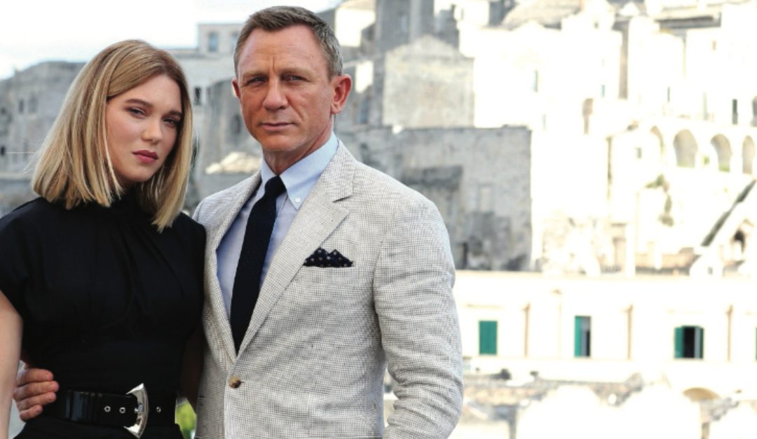 Daniel Craig e Lea Seudoux a Matera