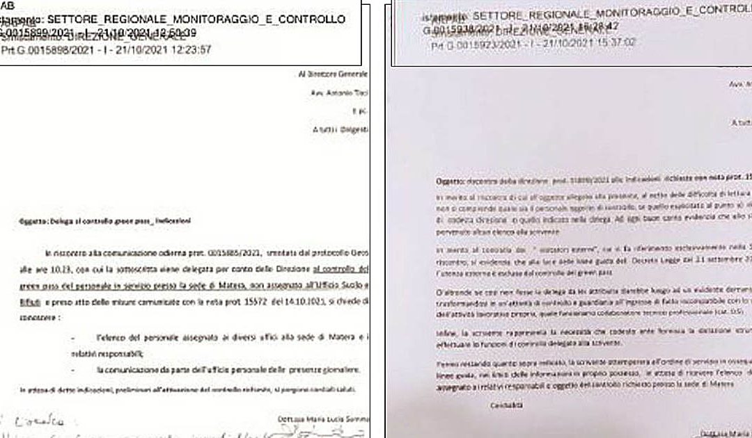 Le lettere che comprovano l'assenza di un demansionamento