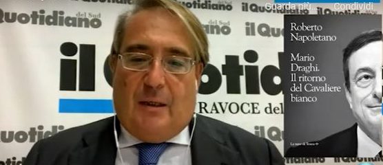 AUDIO - Roberto Napoletano al Mix delle Cinque: «Draghi, un ritorno da cavaliere bianco»