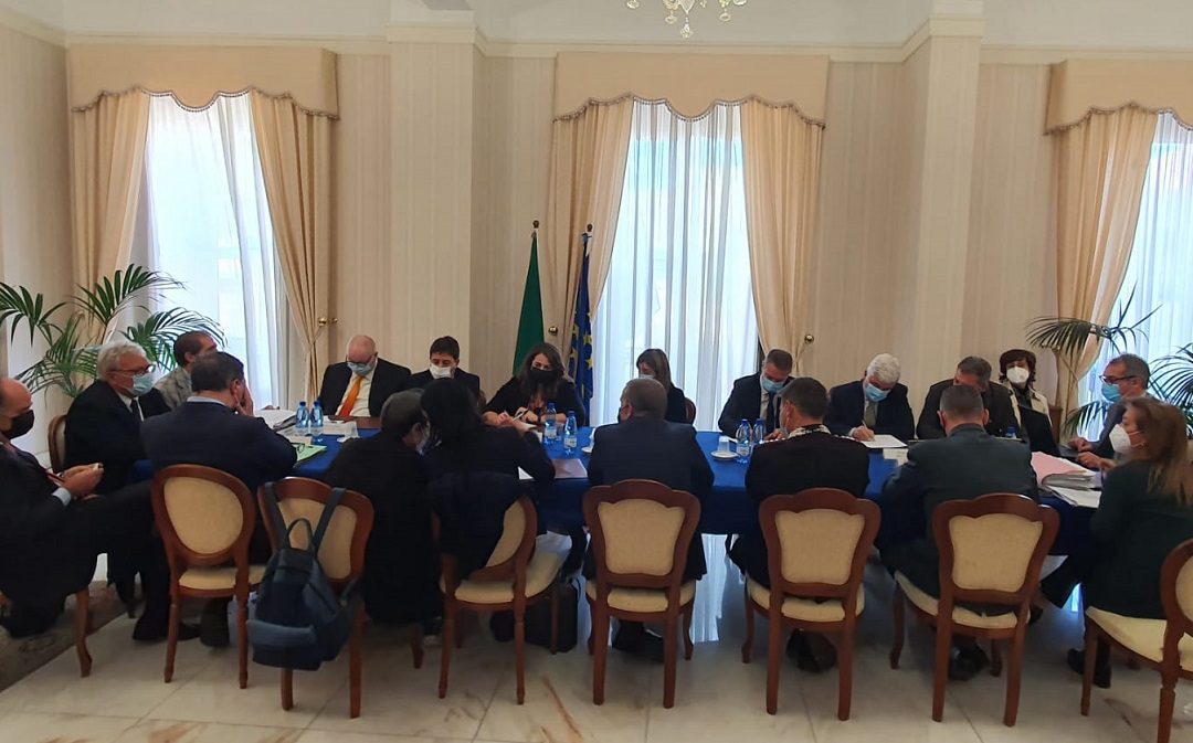 Il vertice in Prefettura a Vibo Valentia