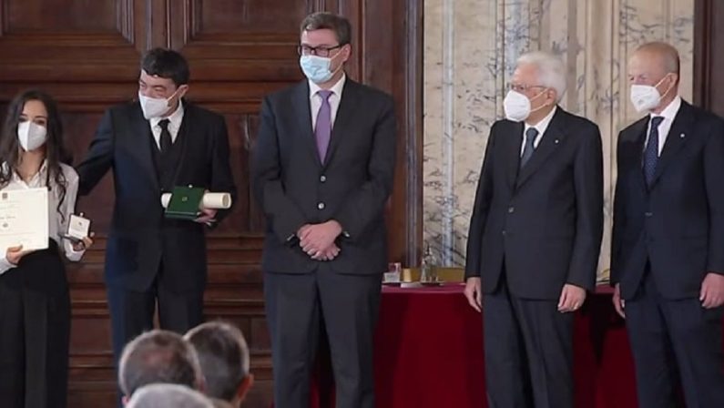 Da Lauria al Quirinale: Viviana premiata da Mattarella