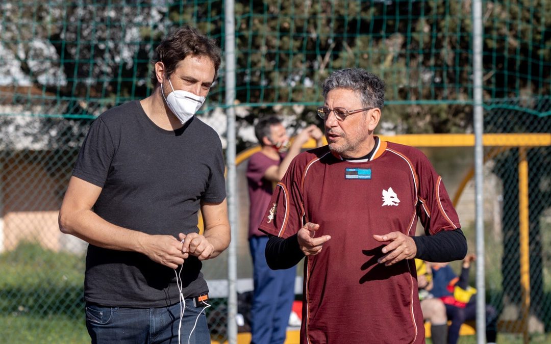 L'attore Sergio Castellitto e il regista Volfango De Biasi