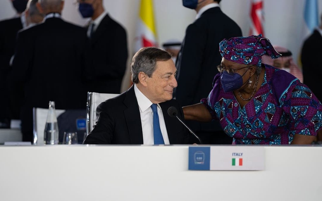 G20, Draghi: «Vaccini e ripresa economica per mondo più equo»