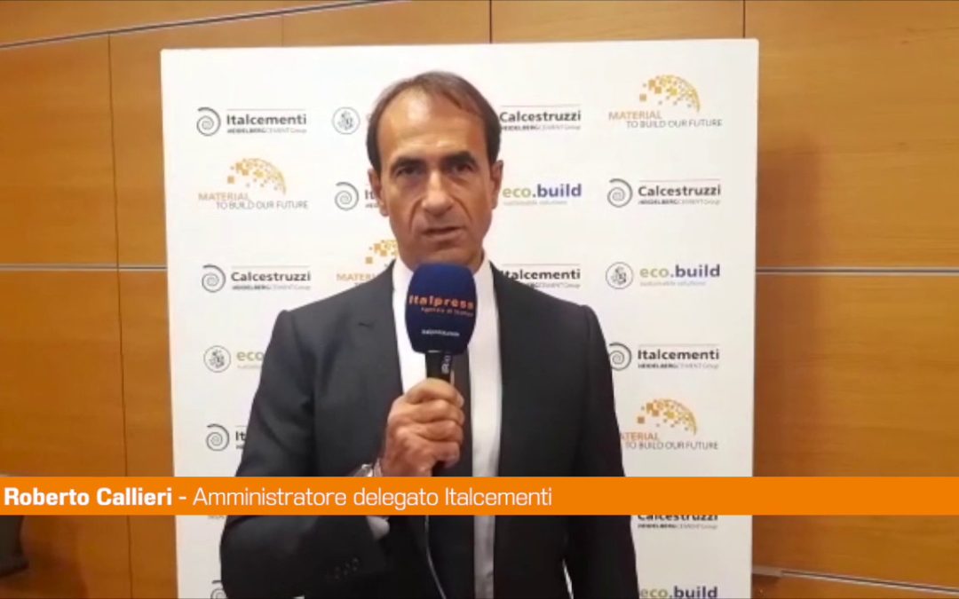 Callieri (Italcementi): “Produrre in mondo sostenibile è sfida futura”