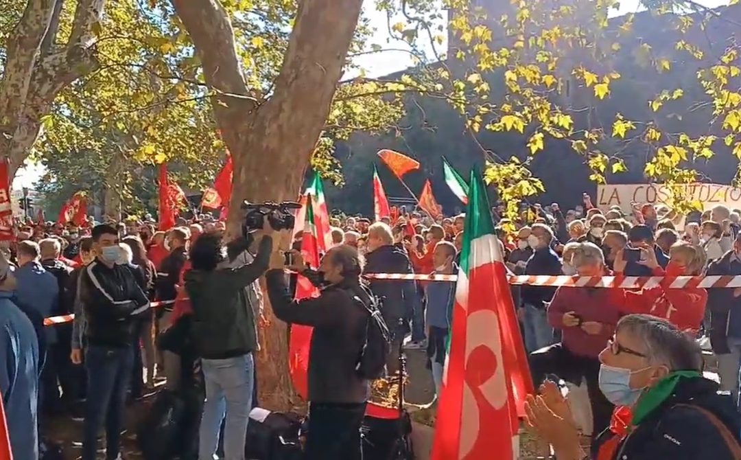 Manifestazione della Cgil