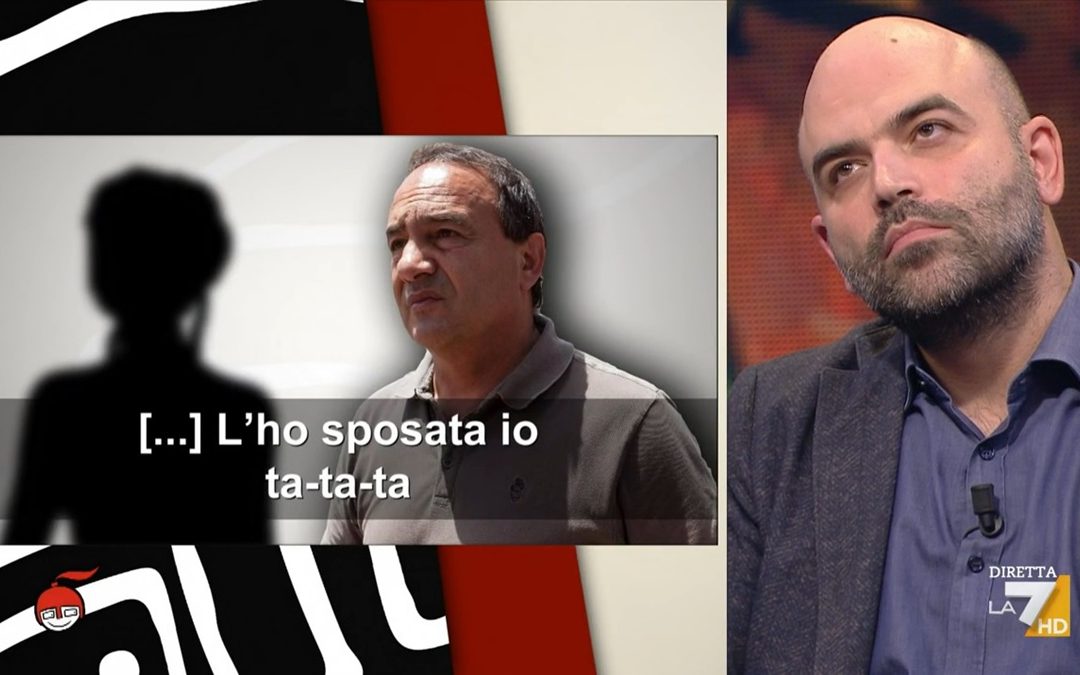 Roberto Saviano a DiMartedì sul caso Lucano