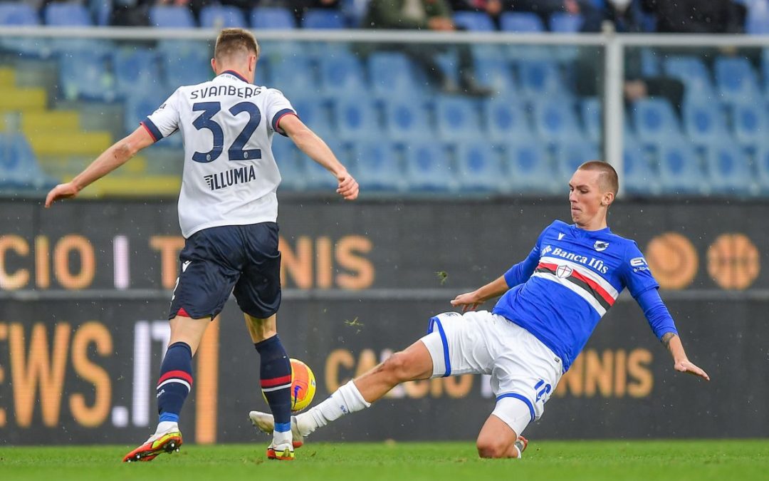 Bologna corsaro, Sampdoria piegata 2-1