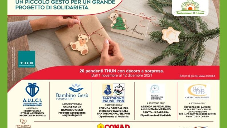 Conad con la collezione Thun sostiene gli ospedali pediatrici