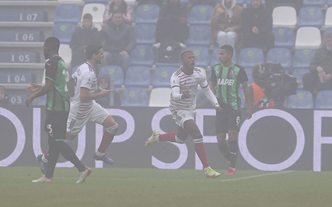 Gol ed emozioni nel lunch match, Sassuolo-Cagliari 2-2