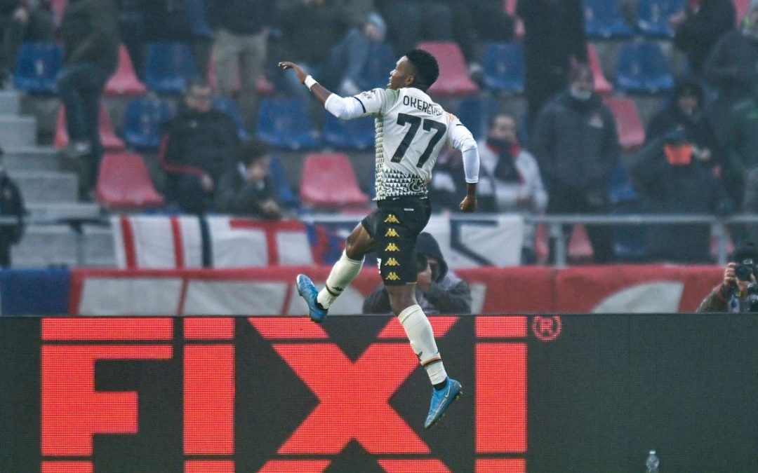 Il Venezia vince 1-0 a Bologna, decide Okereke