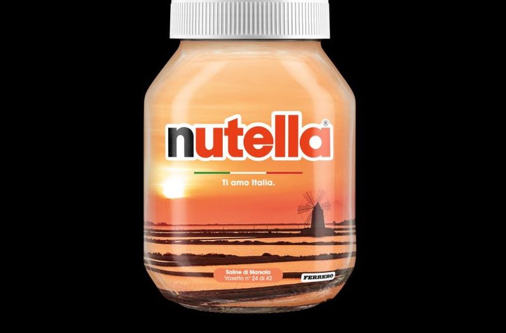 Il Sud Italia protagonista sui vasetti Nutella con scorci mozzafiato