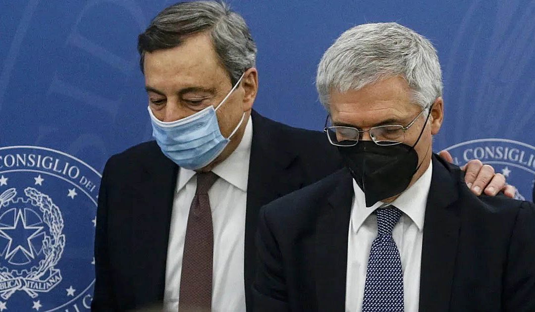 Mario Draghi e Daniele Franco
