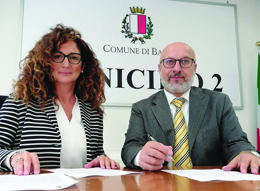 La consigliera Salemmi e il presidente Smaldone