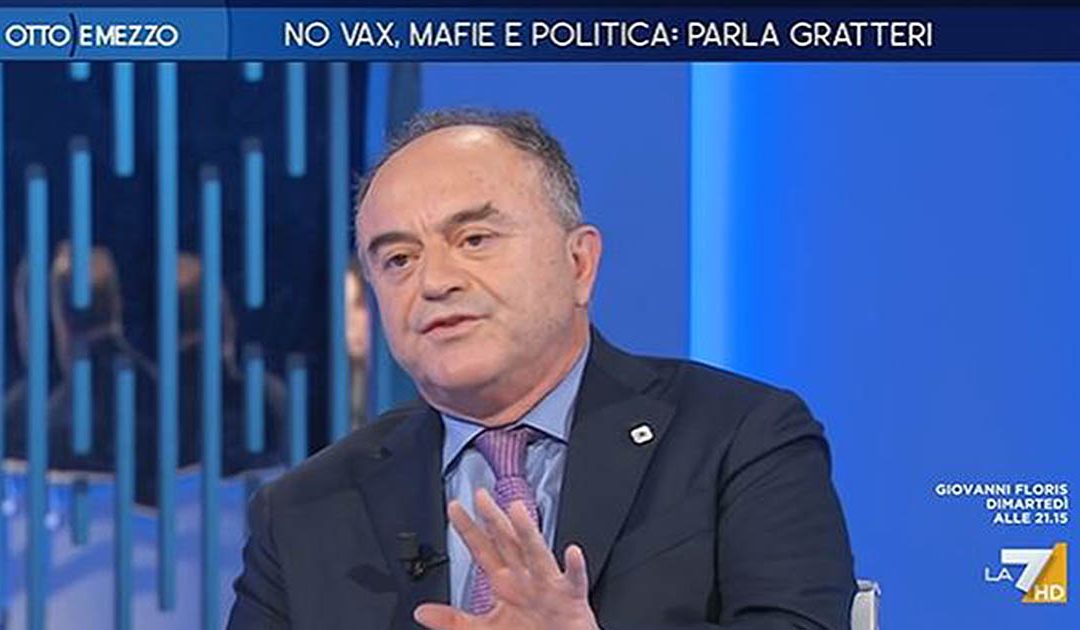 VIDEO – Nicola Gratteri a tutto campo a 8emezzo dai no vax alle ‘ndrine