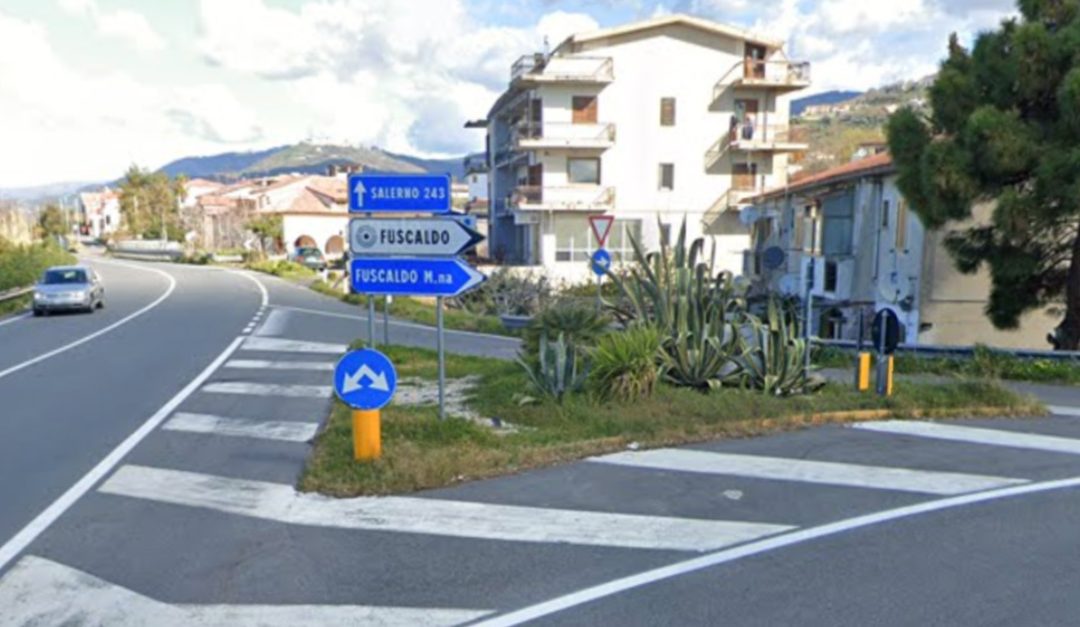 Lo svincolo di Fuscaldo della Statale tirrenica