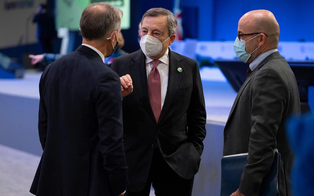 Mario Draghi al “COP26 World Leaders Summit” di Glasgow