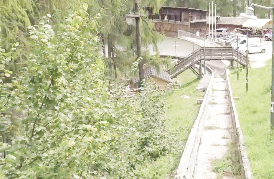 L'area per la pista da bob per le Olimpiadi di Cortina